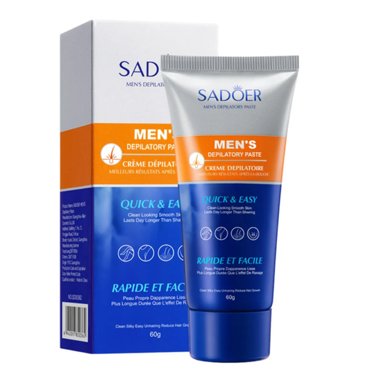 Crema Depilatoria SADOER | Acción Rápida para Piel Suave y Sin Vel