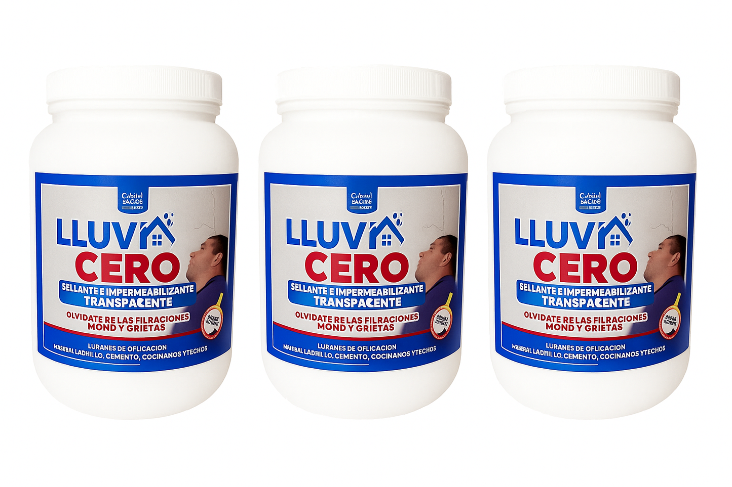 Lluvia Cero – Pack 3 de 1 Litro